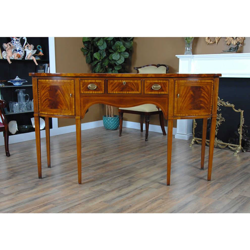 NVIN0253 Vintage Drexel Mahogany Sideboard