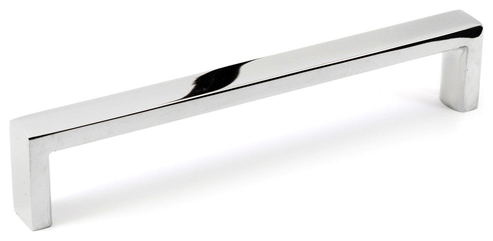 Celeste Slim Pull Cabinet Handle Polished Chrome Solid Stainless Steel, 5"