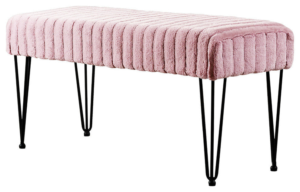 Serenta Super Mink Ottoman, Polignac, 46''x16''x22''