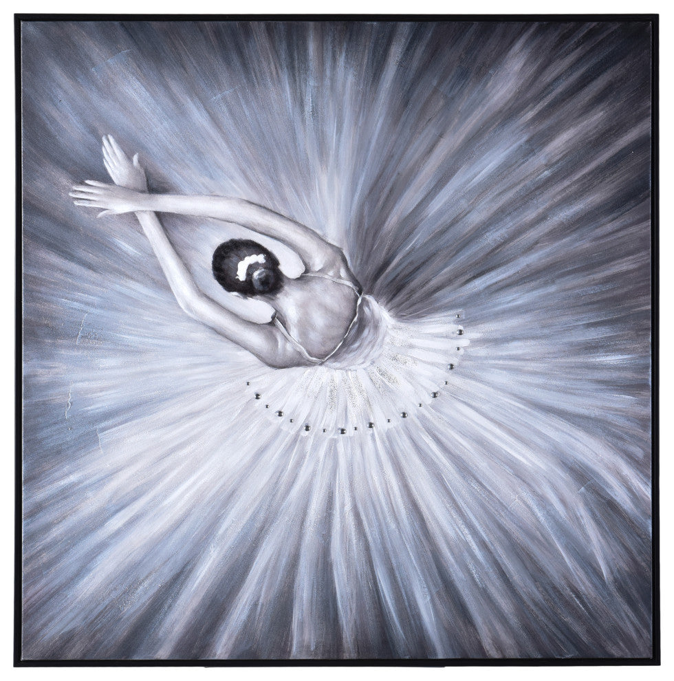 Zuri Lead Dancer I Handpainted Framed Canvas