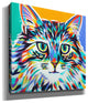 Dramatic Cats I' by Carolee Vitaletti Giclee Canvas Wall Art, 26"x26"