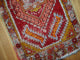 Handmade antique collectible Turkish Yastik rug 1.4' x 2.8' ( 44cm x 86cm ) 1920