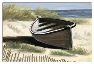 Lonesome Boat 36 x 24 Canvas Wall Art