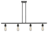 Bare Bulb 4-Light Dimmable LED Island Light, Oil Rubbed Bronze