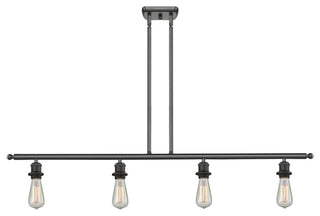 Bare Bulb 4-Light Dimmable LED Island Light, Oil Rubbed Bronze
