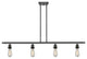 Bare Bulb 4-Light Dimmable LED Island Light, Oil Rubbed Bronze