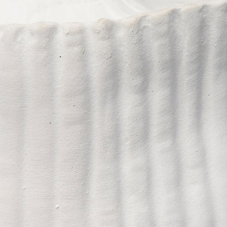 Plunge Ceramic Decorative Vessel, White