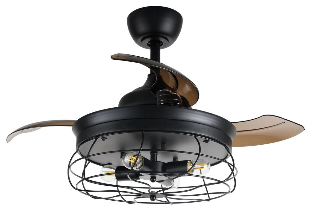 36-Inch Industrial Ceiling Fan With Foldable Blades