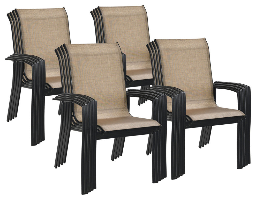 Costway Set of 16 Patio Dining Chair stackable Camping Garden Deck No Assemble