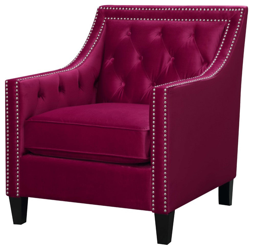 Teagan Accent Chair, Red