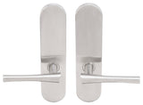 Champagne Lever, Tubular Full Dummy Pair, Right Hand, Satin Stainless Steel