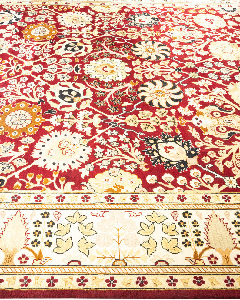 Mogul, One-of-a-Kind Hand-Knotted Area Rug Red, 8'1"x10'0"