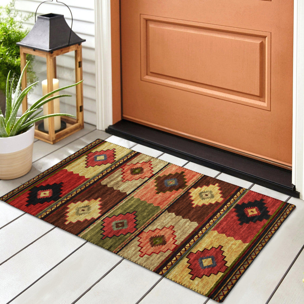 Indoor/Outdoor Phoenix PH1 Canyon Machine Washable 1'8" x 2'6" Rug