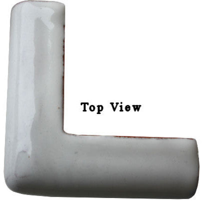 5 pcs Pure White Chair Rail Corner Molding