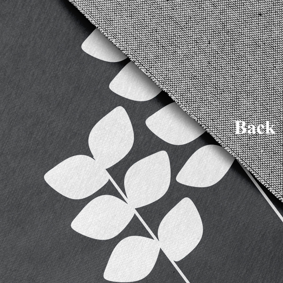 Simple Stems Spring Chenille Rug, Gray, 2'x3'
