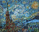 Vincent Van Gogh -Starry Night Mosaic, 31"x39"