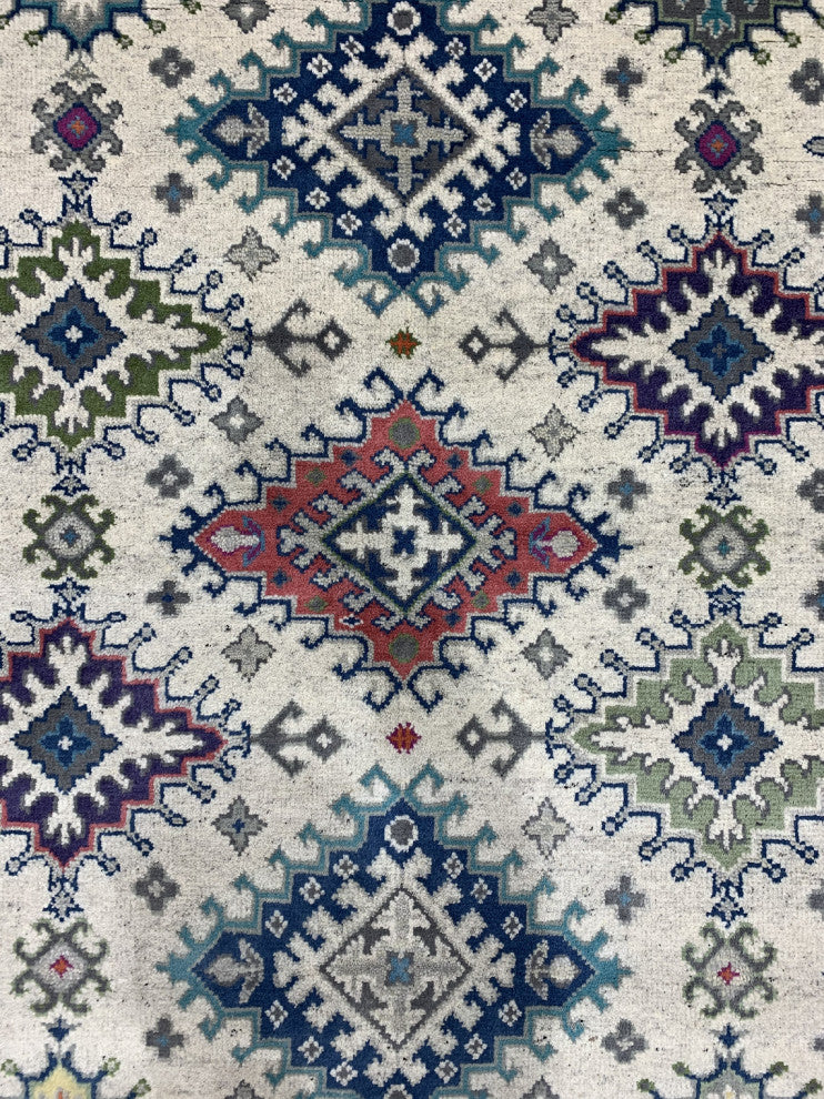 N.Ivory / Gray Traditional Classic Malayer Collection Area Rug