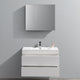 Valencia 36" Glossy White Wall Hung Vanity Set, Cabinet, Faucet, FFT9151BN