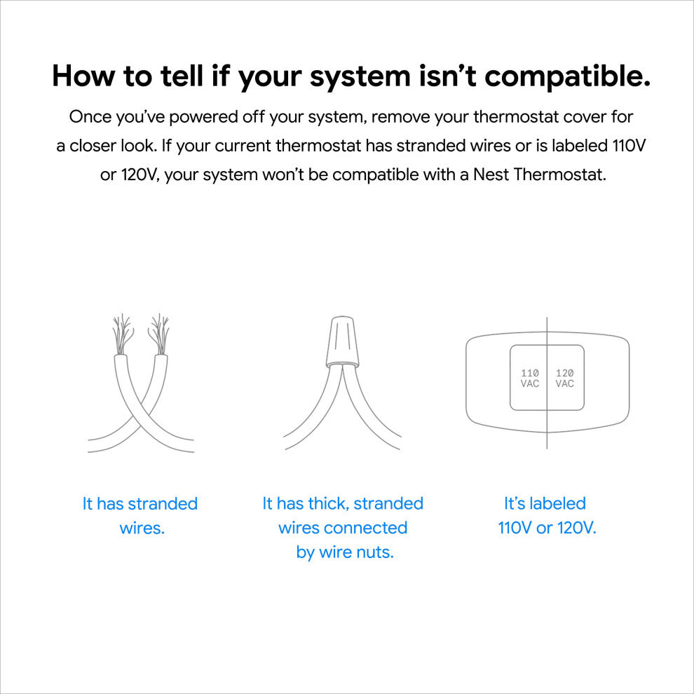 Nest Thermostat, Smart Thermostat for Home, Programmable Wifi Thermostat, Fog