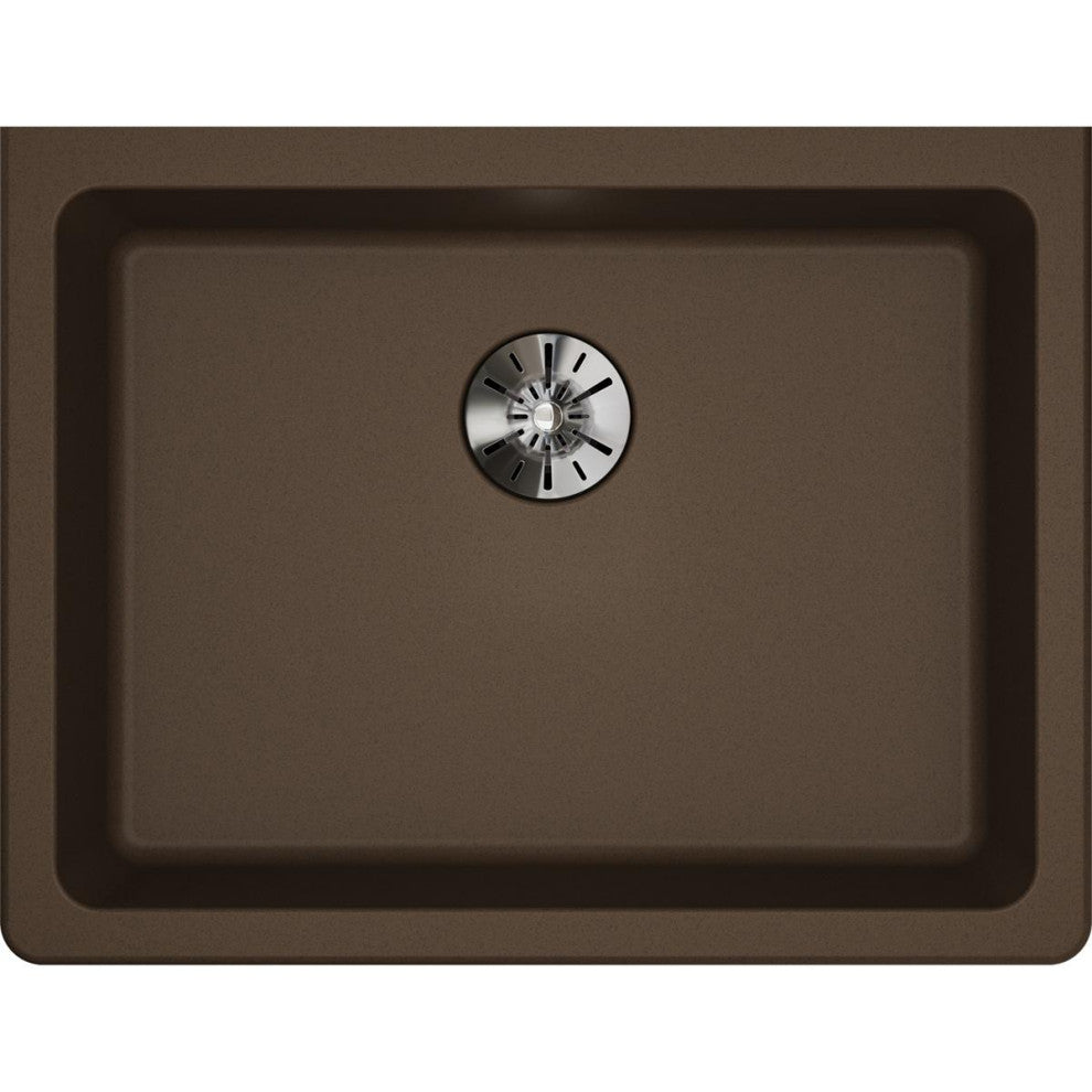 ELGUAD2519PDMC0 Quartz Classic 25" ADA Sink with Perfect Drain, Mocha