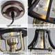 Farmhouse Glass Pendant Light Vintage Industrial Hanging Light Fixtures