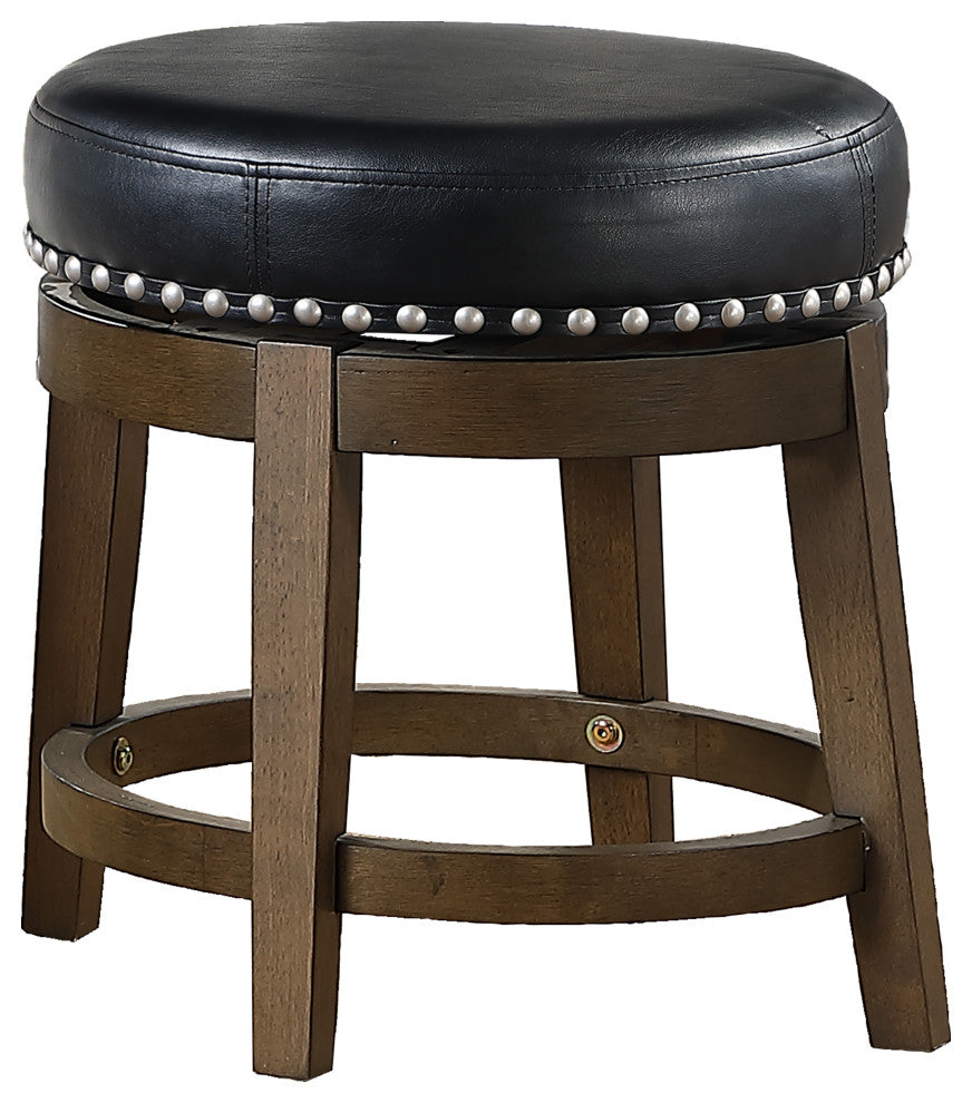 Josie 18" Round Swivel Stool, set of 2