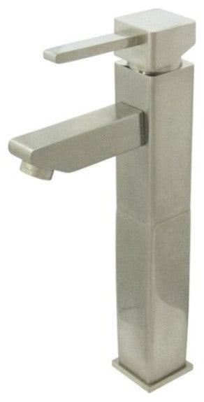 Kingston Brass Claremont Satin Nickel Single Handle Vessel Sink Faucet KS8408CL