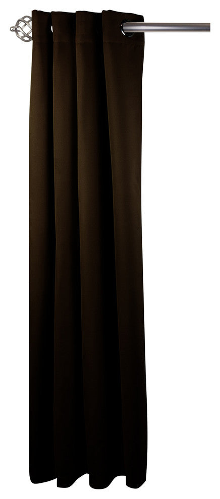 Heavy Duty Drapery Single Panel, Chocolate, 150"x96"
