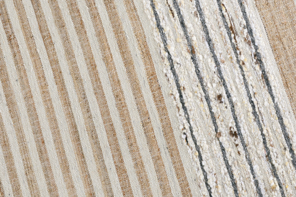Classic Home Pego Stripe Natural Multi 8x10 Rug