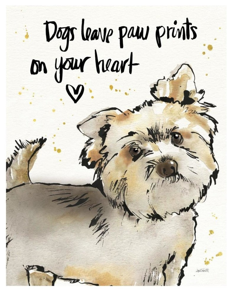 "Strike a Paws VII" Digital Paper Print by Anne Tavoletti, 18"x22"