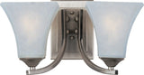 Maxim Lighting Aurora 2-Light Bath Vanity Satin Nickel - 20099FTSN