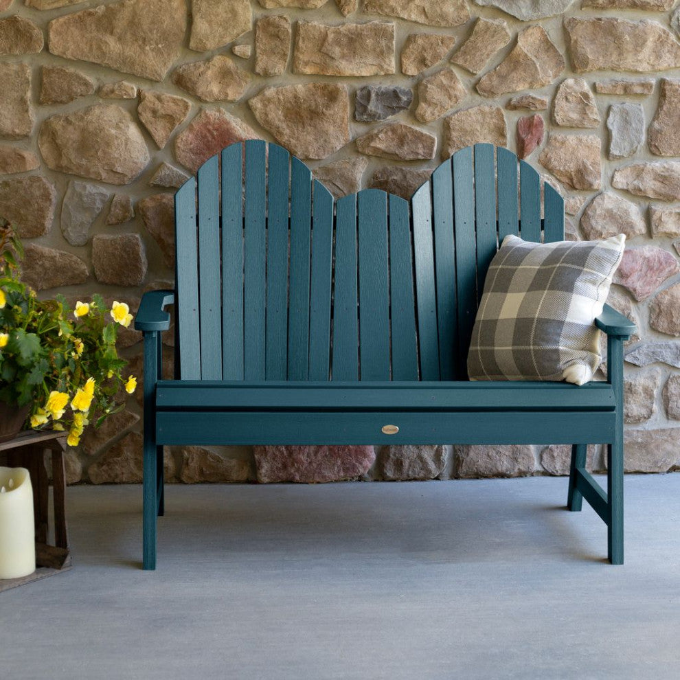 Hamilton 4' Dining Height Bench, Nantucket Blue