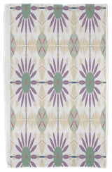 30x60" Chaney, Geometric Print Beach Towel, Green