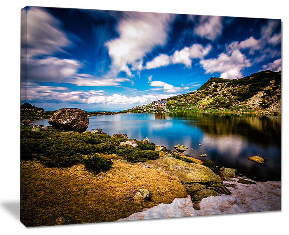 "Long View of Seven Rila Lakes" Canvas Print