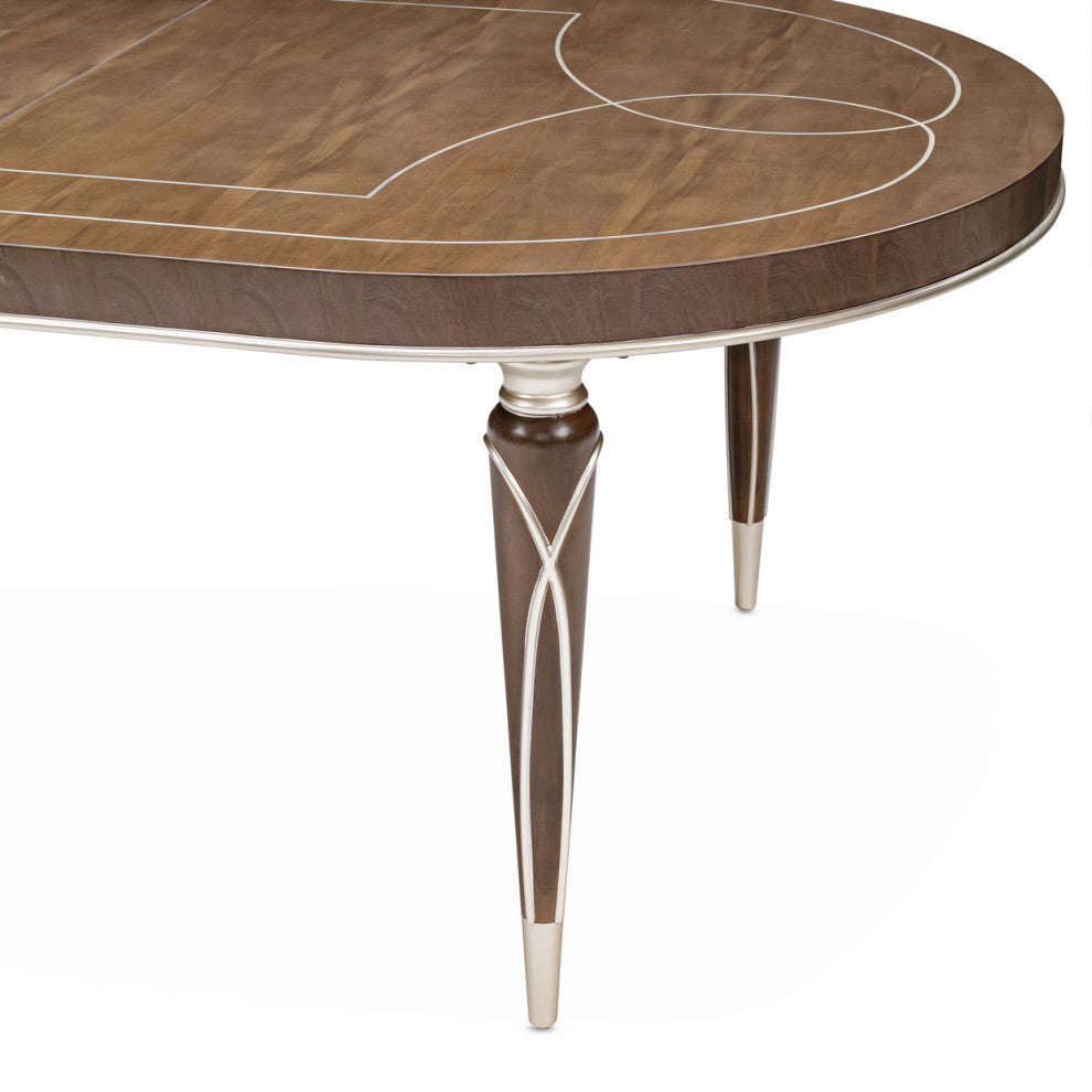 Villa Cherie Oval Dining Table - Hazelnut