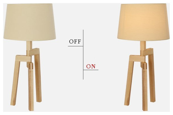 Guttingen | Modern LED Solid Wood Table Light Fixture