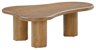 Gotham Cognac Coffee Table - Cognac