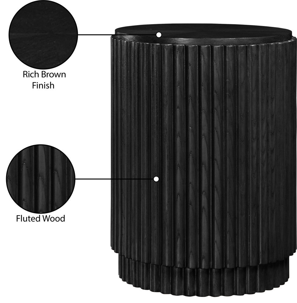 Ronin End Table, Black