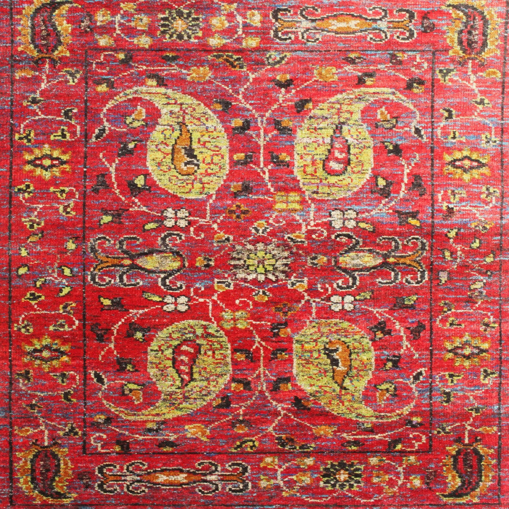 Ahgly Company Indoor Square Traditional Area Rugs, 7' Square