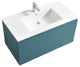 Balli 40'''' Wall Mount Modern Bathroom Vanity, Teal Green