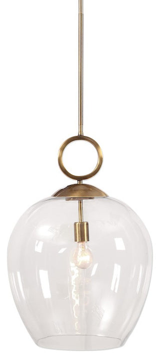 Uttermost Calix Large Blown Glass 1-Light Pendant