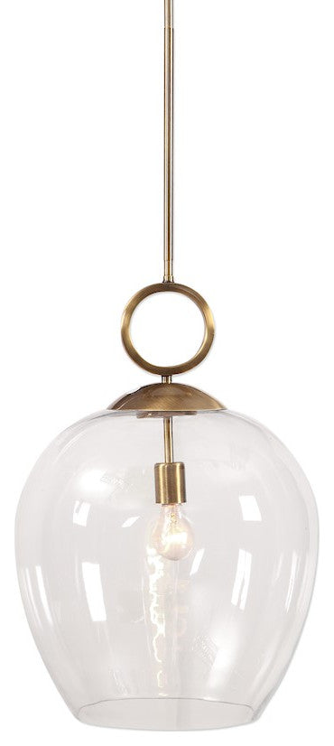 Uttermost Calix Large Blown Glass 1-Light Pendant