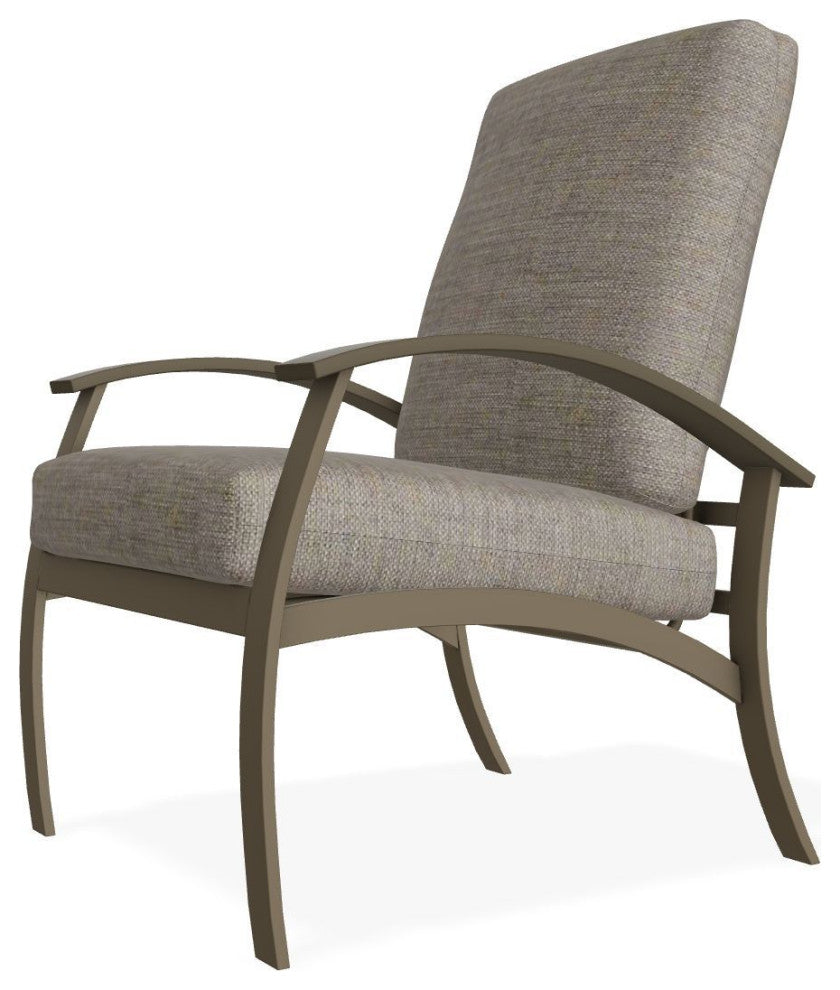 Belle Isle Cushion Deep Seating Outdoor Armchair, Cast/Beachwood