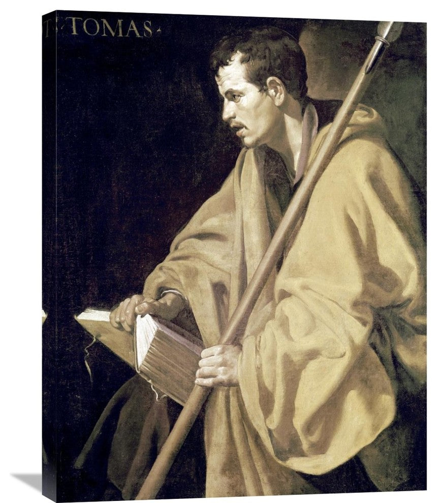 "Saint Thomas" Stretched Canvas Giclee by Diego Velazquez, 23"x30"
