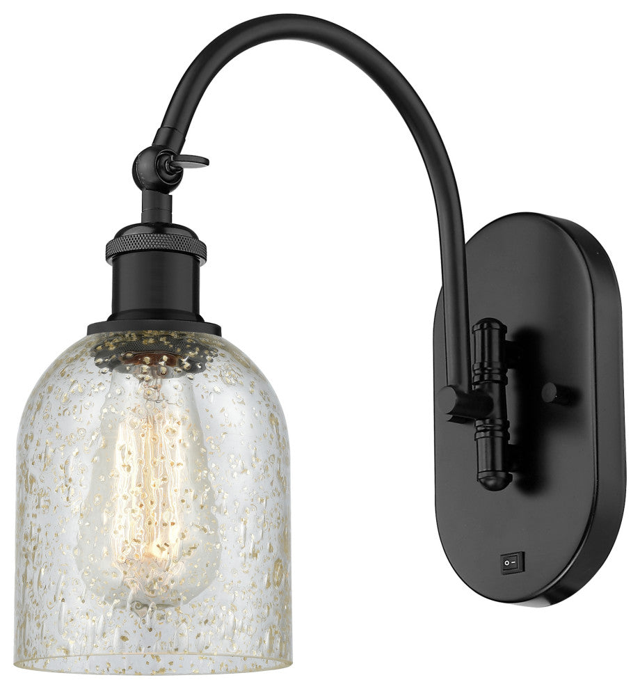 Innovations 518-1W-BK-G259-LED 1-Light Sconce, Matte Black