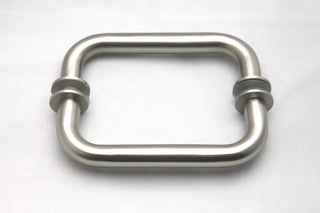 78"x71" Frameless Shower Door Wall Hinge, Brushed Nickel