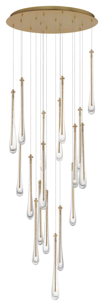 ET2 E24219-118 Stillo 18 Light 26"W LED Suspension Multi Light - Gold
