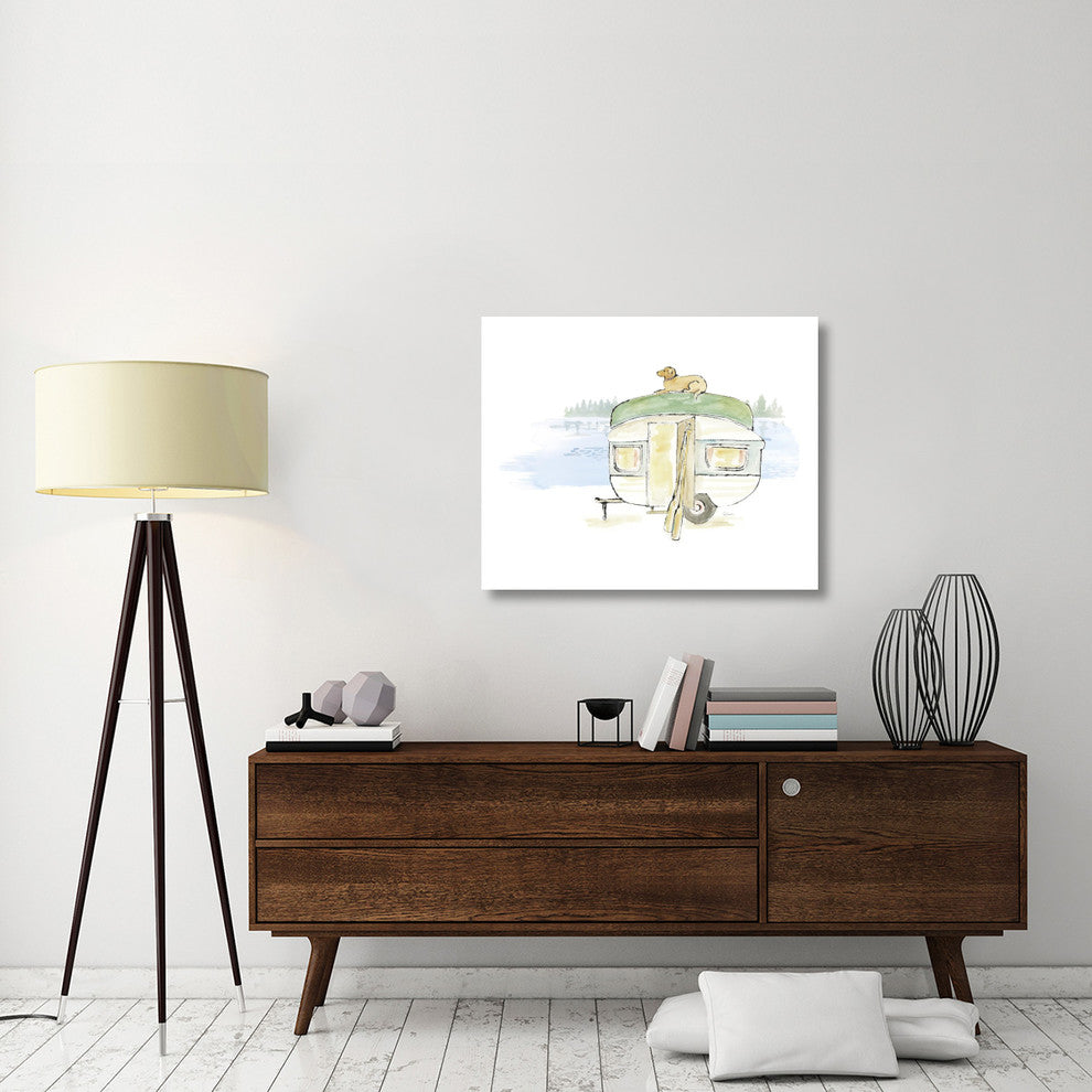 "Lakeside Days II" Digital Paper Print by Sue Schlabach, 37"x30"