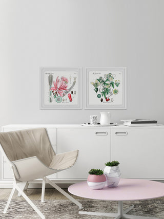 "Beauty Starts Here Diptych" Framed Prints, 18"x18", 2-Piece Set