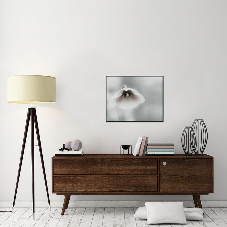 "Ephemeral Beauty" Framed Canvas Giclee by Piet Flour, 31x25"